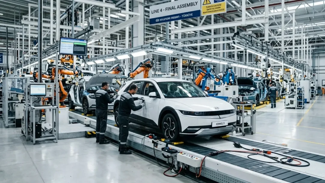 Hyundai Türkiye’de 715 Milyon Euroluk IONIQ 3 Yatırımı Yapıyor